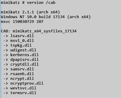 Version /cab creating system DLL archive